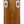 Leopold Woodworks oak guitar wall mount back view with metal keyhole brackets for secure installation